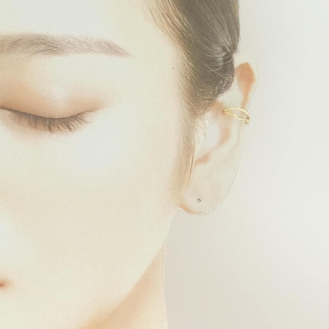 エテ K10YG イヤーカフ 片耳