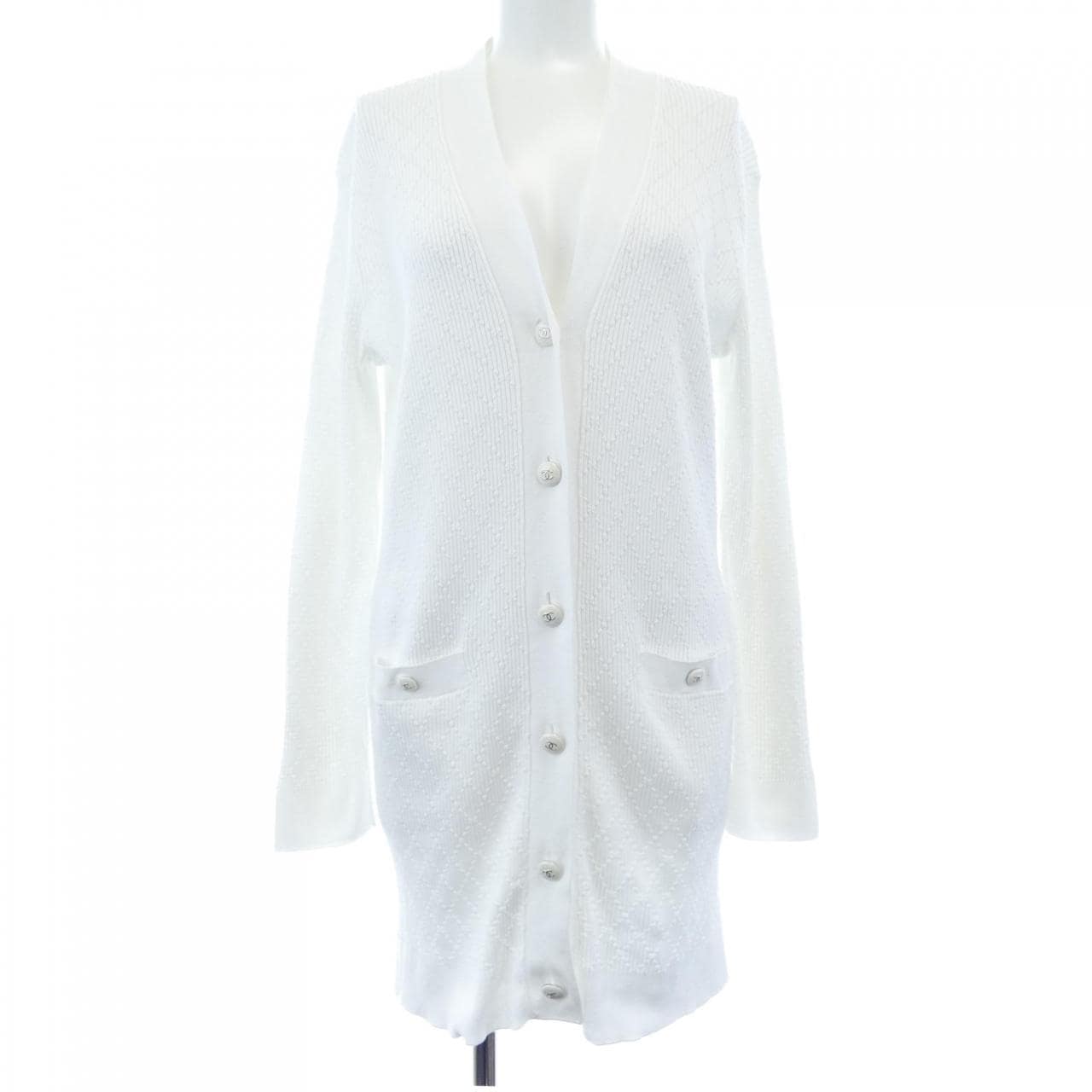 シャネル CHANEL P45654K05721 13P ロングカーディガン