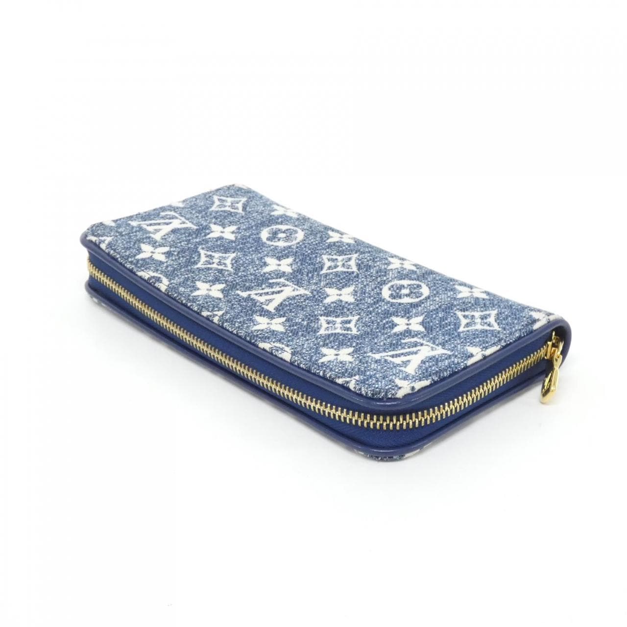ルイヴィトン モノグラム ジャカード デニム ジッピー ウォレット M81226 財布