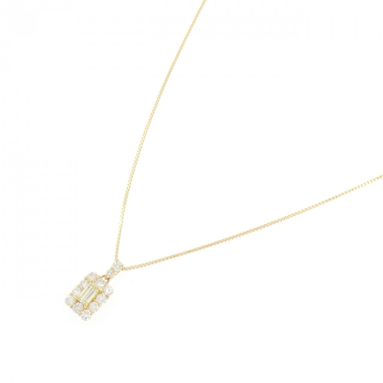 【新品】K18YG ダイヤモンド ネックレス 0.30CT