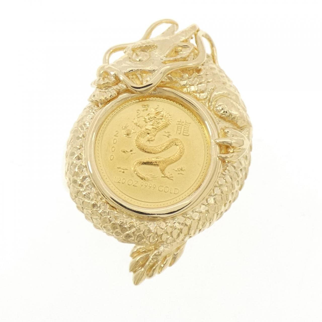 K18YG ドラゴン リング