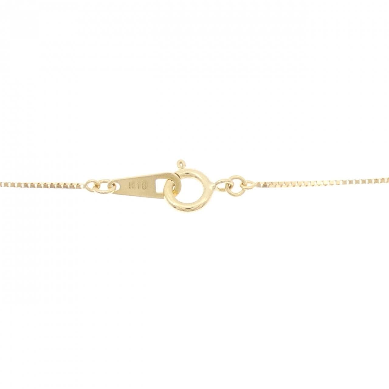 K18YG ダイヤモンド ネックレス 0.09CT