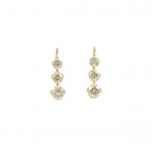 K18YG ダイヤモンド ピアス 0.20CT