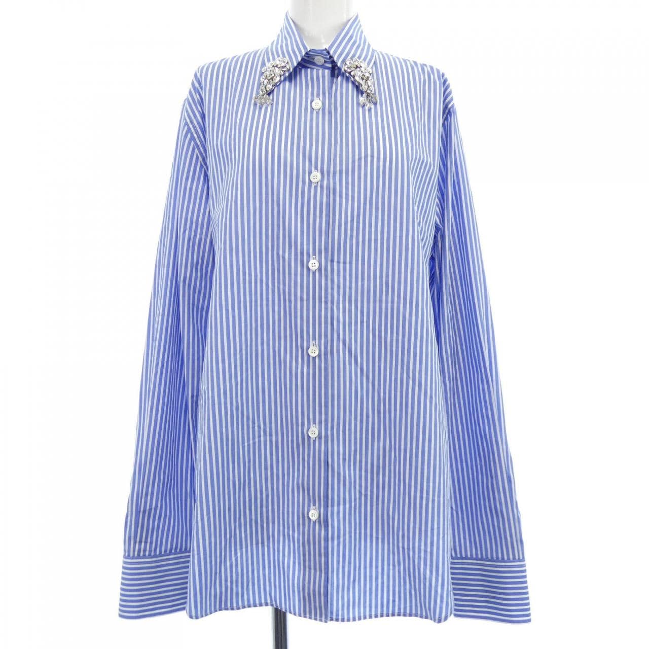 Prada Embroidered Poplin Shirt P471HR SOOO 155U
