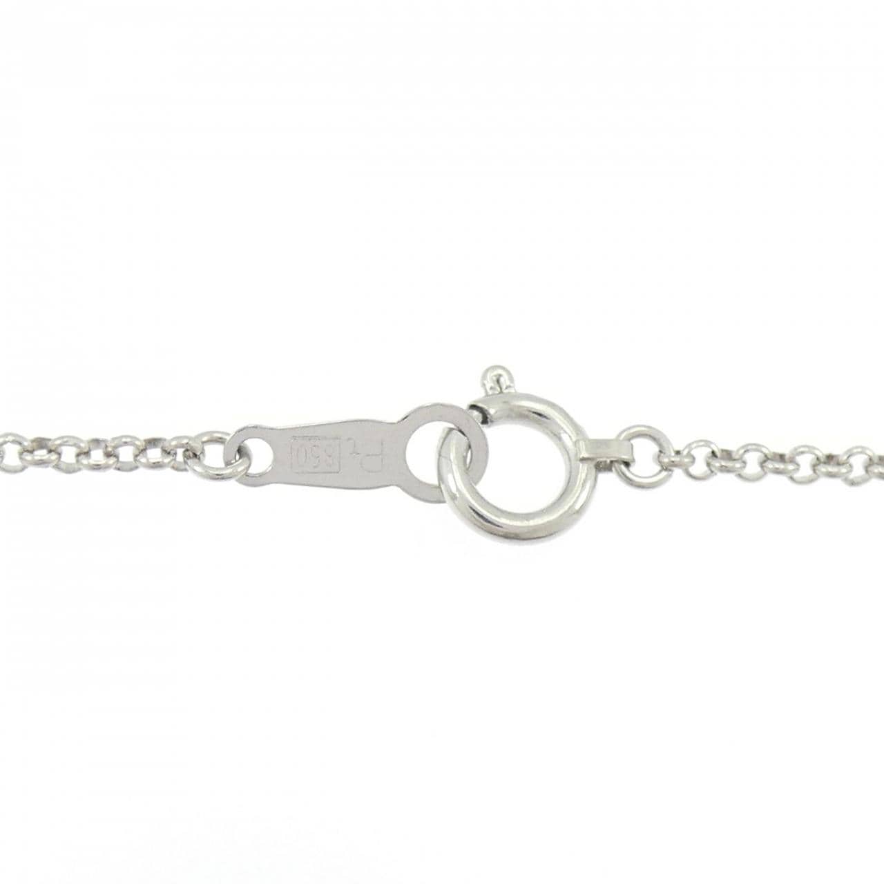 PT900/PT850 ダイヤモンド ネックレス 0.350CT F SI2 ハートシェイプ