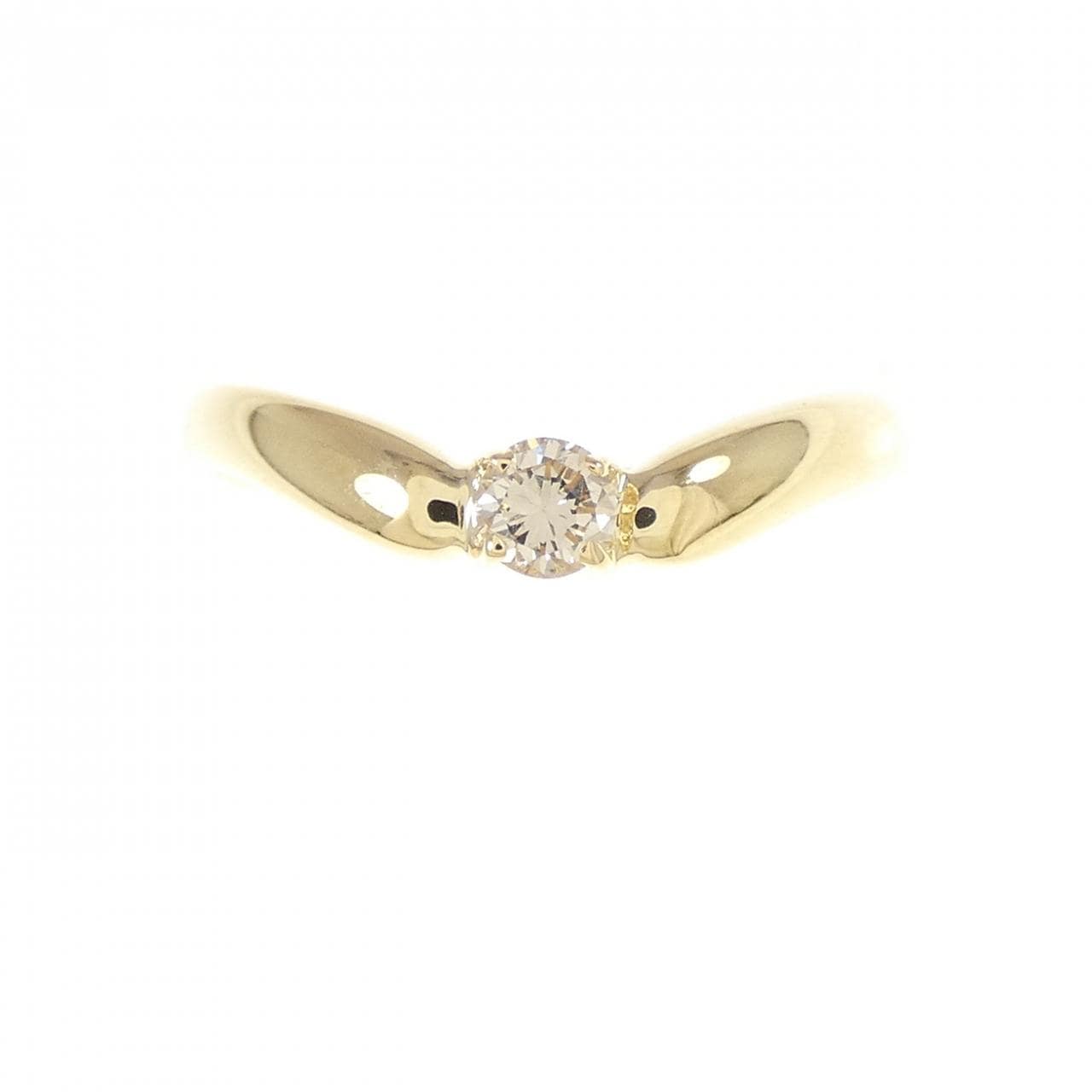 K18YG ダイヤモンド リング 0.11CT
