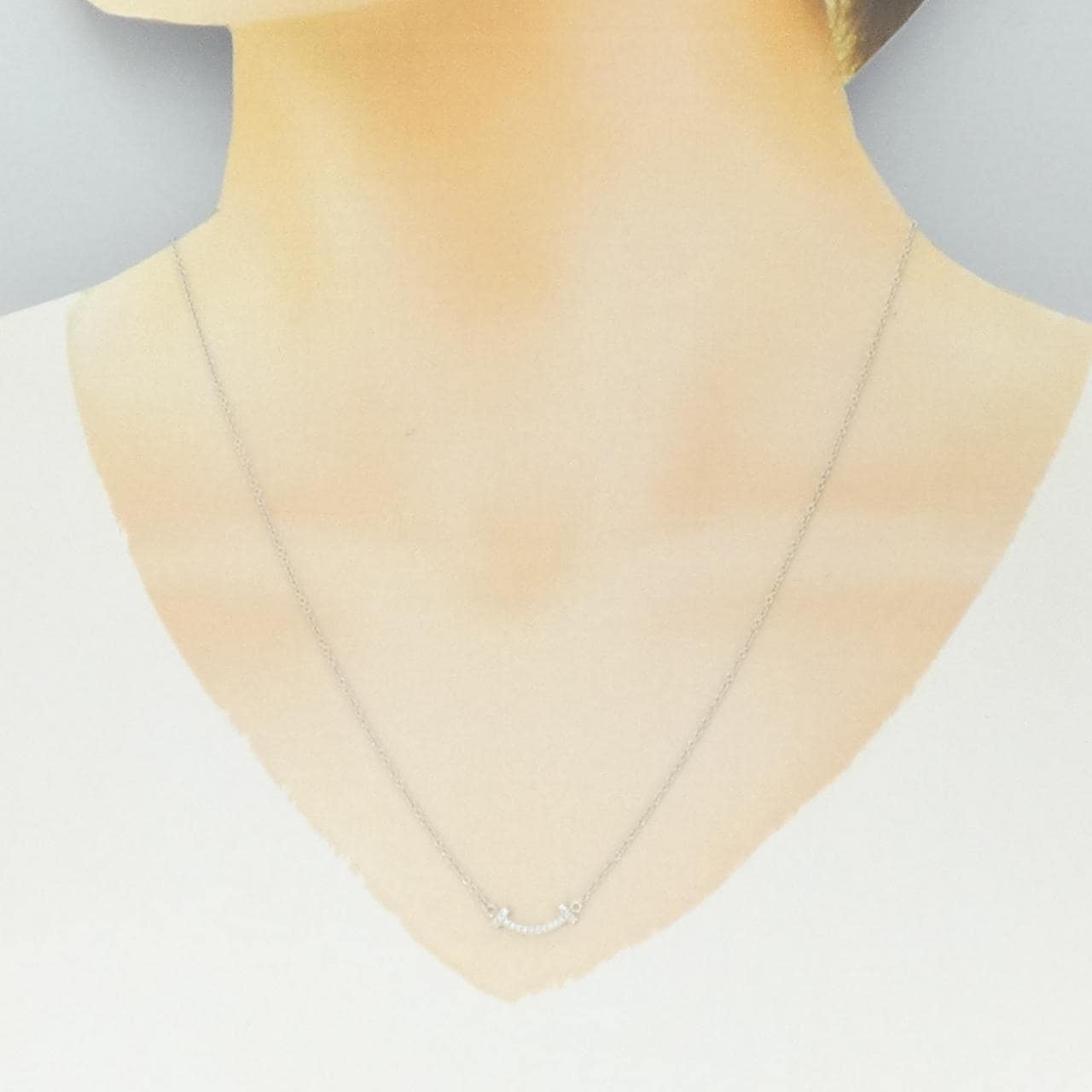 ティファニー Tスマイル ミニ ネックレス