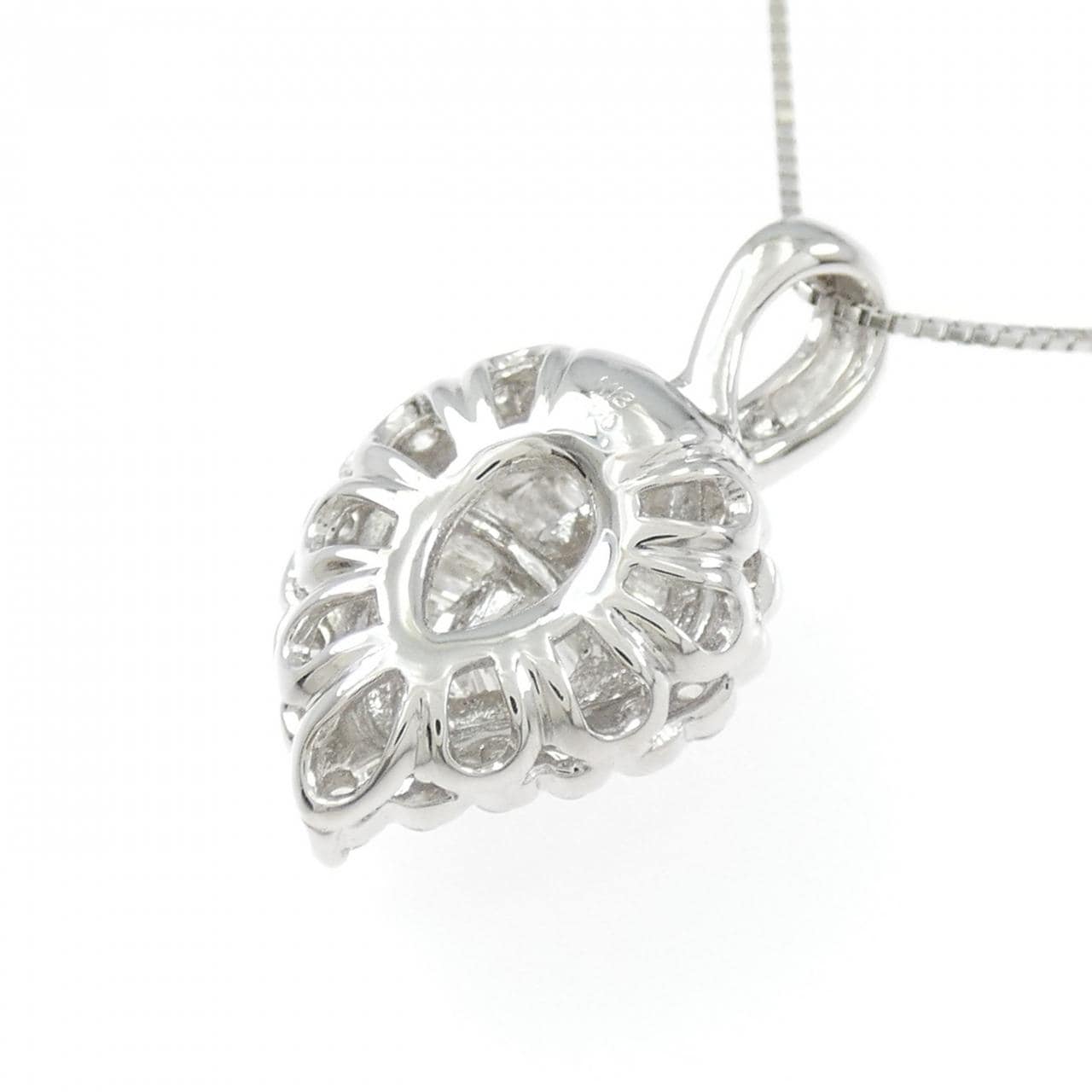 K18WG ダイヤモンド ネックレス 0.70CT