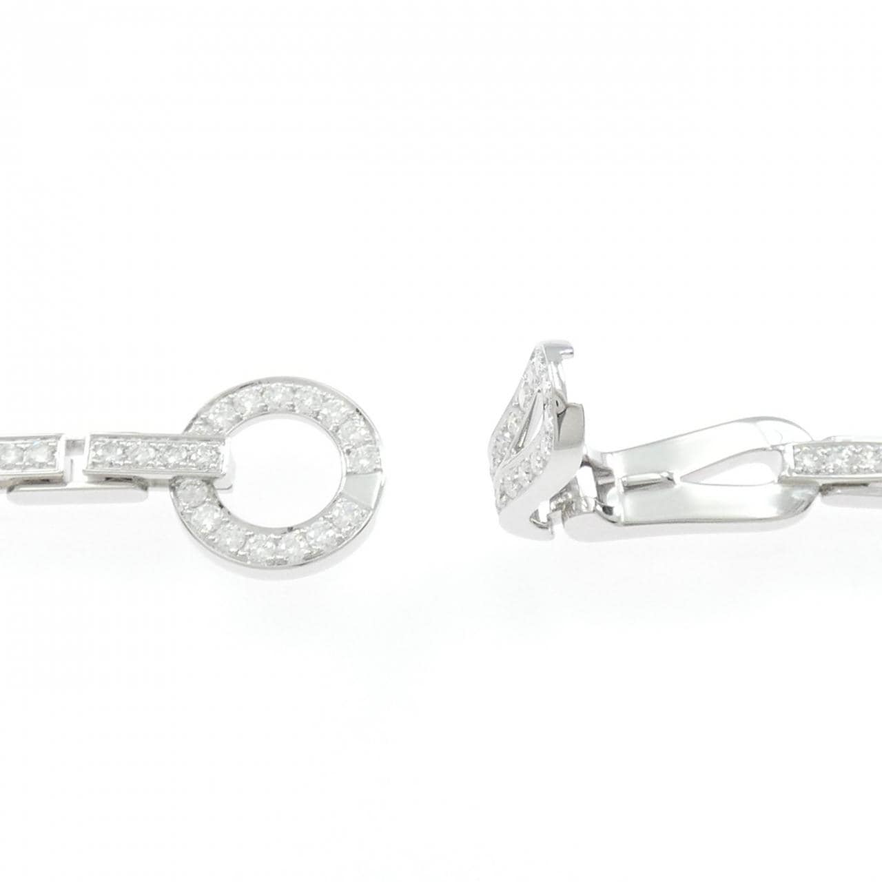 カルティエ アグラフ フルダイヤ ネックレス