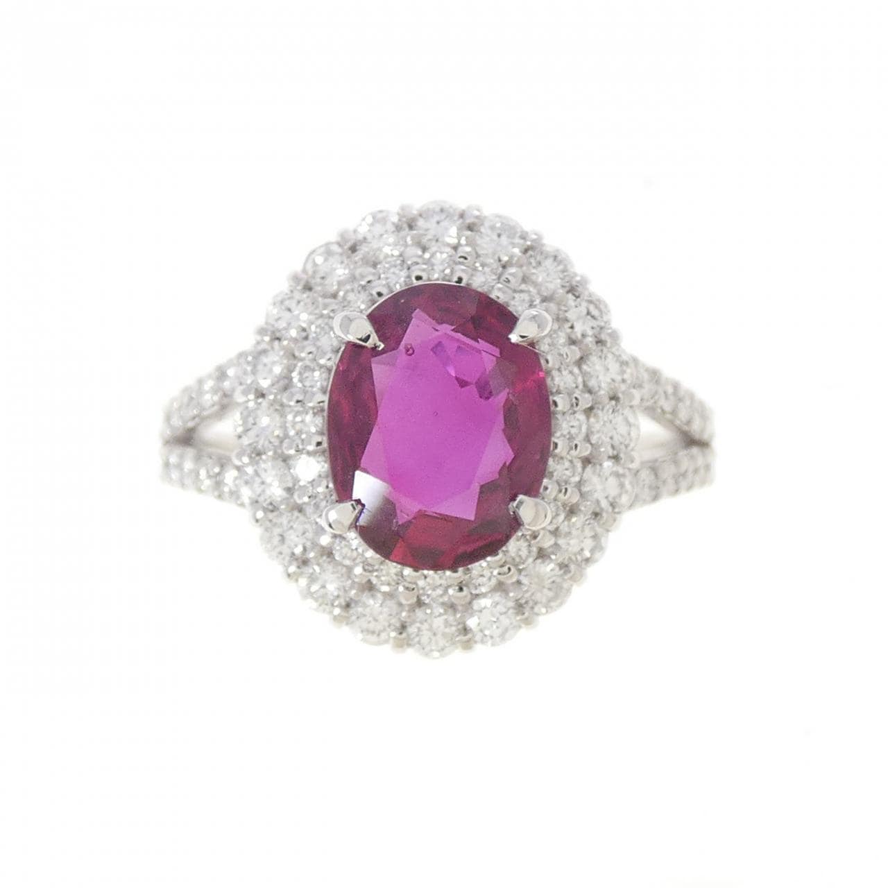 PT900 ルビー リング 1.440CT