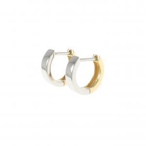 K18YG/PT900 フープ ピアス