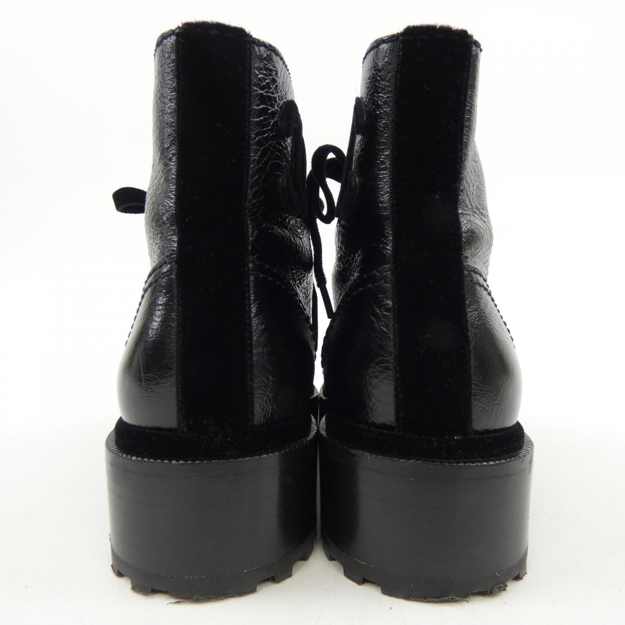 シャネル CHANEL レースアップ LACE-UP G35154X56195 ブーツ