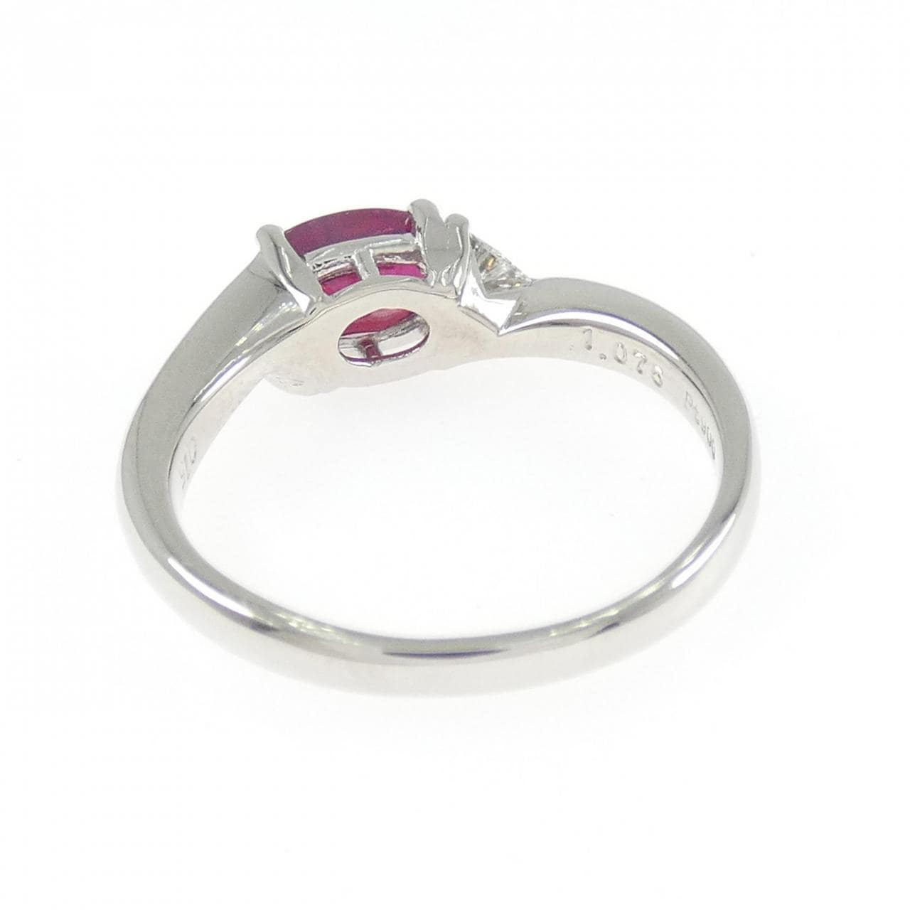 PT900 ルビー リング 1.075CT