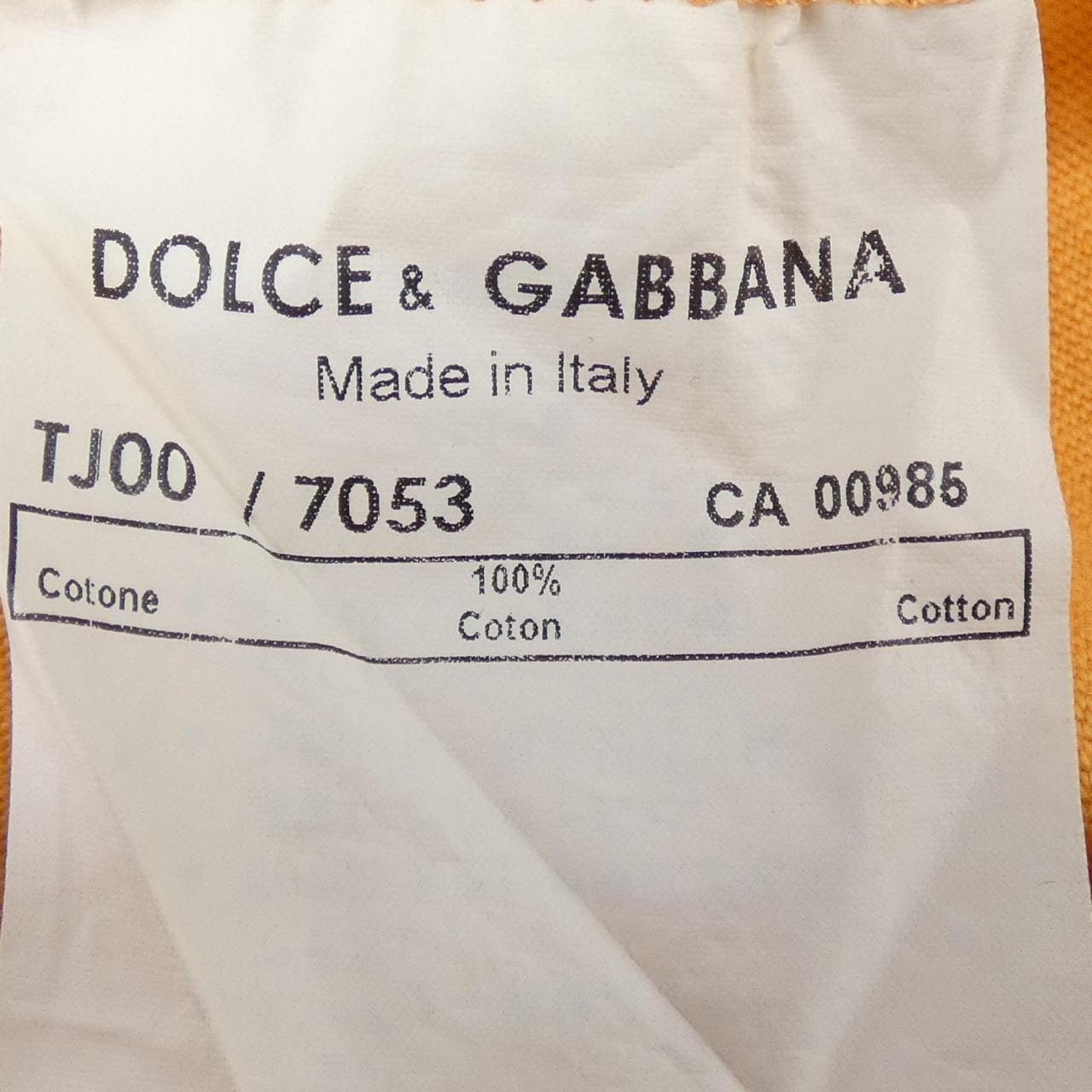 ドルチェアンドガッバーナ DOLCE&GABBANA Tシャツ