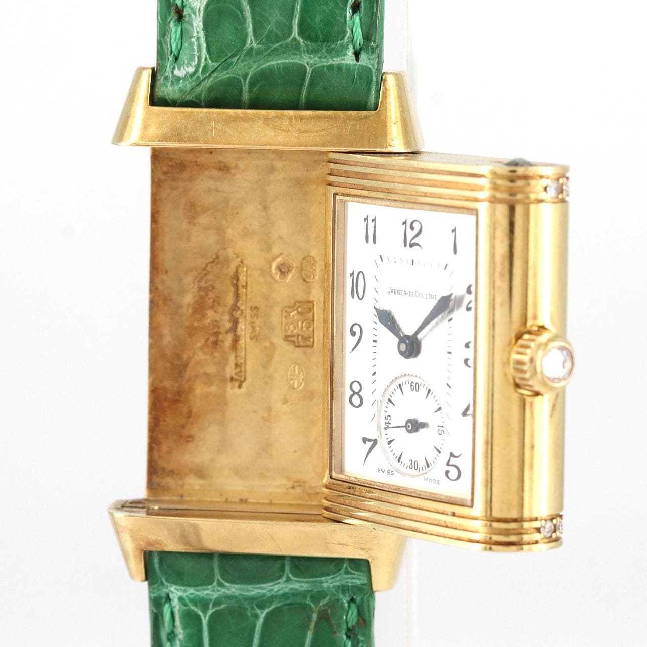 【ノーメンテナンス還元価格】ジャガー･ルクルト レベルソデュエットクラシック YG/D 256.1.75/Q2561420 YG 手巻