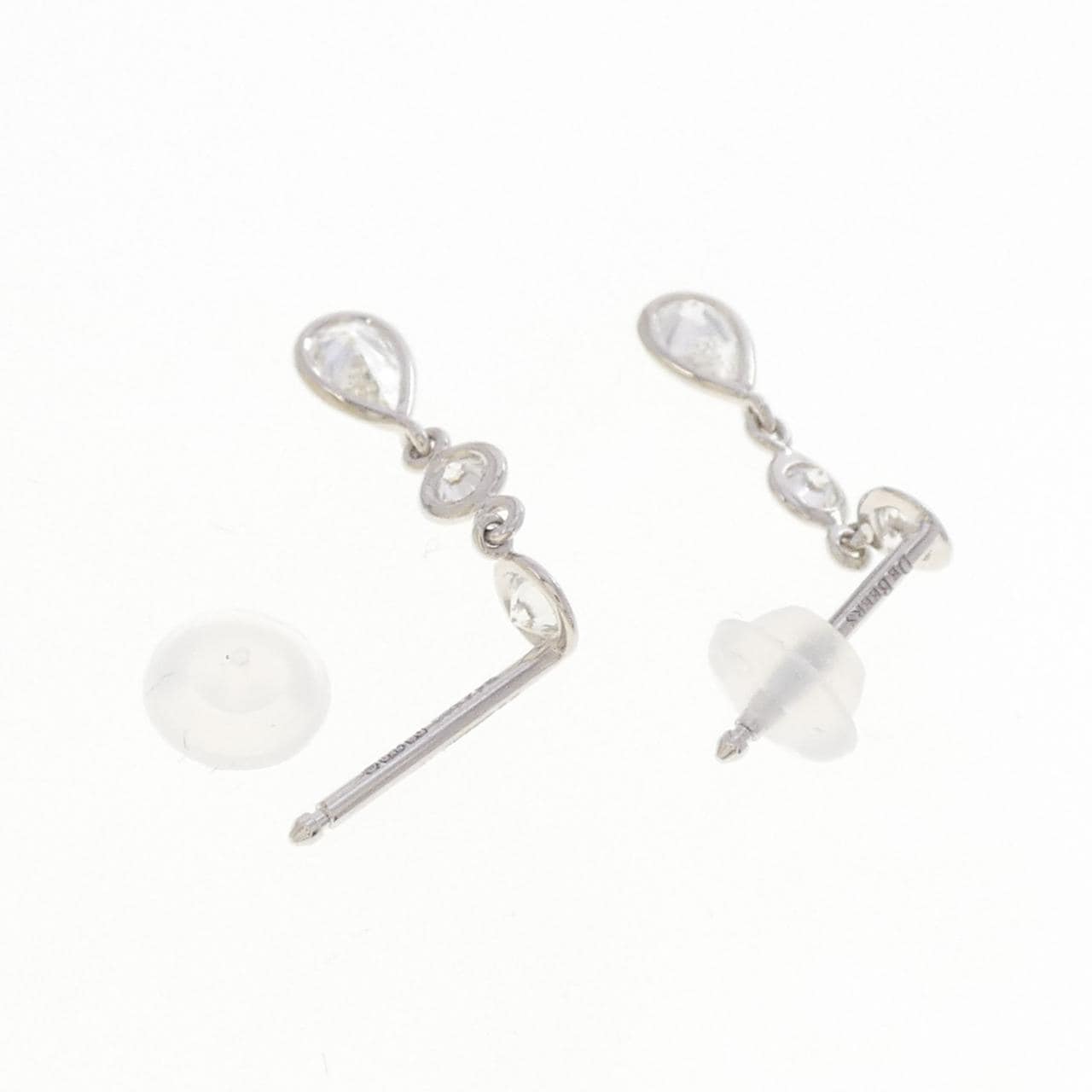 デビアス ダイヤモンド ピアス