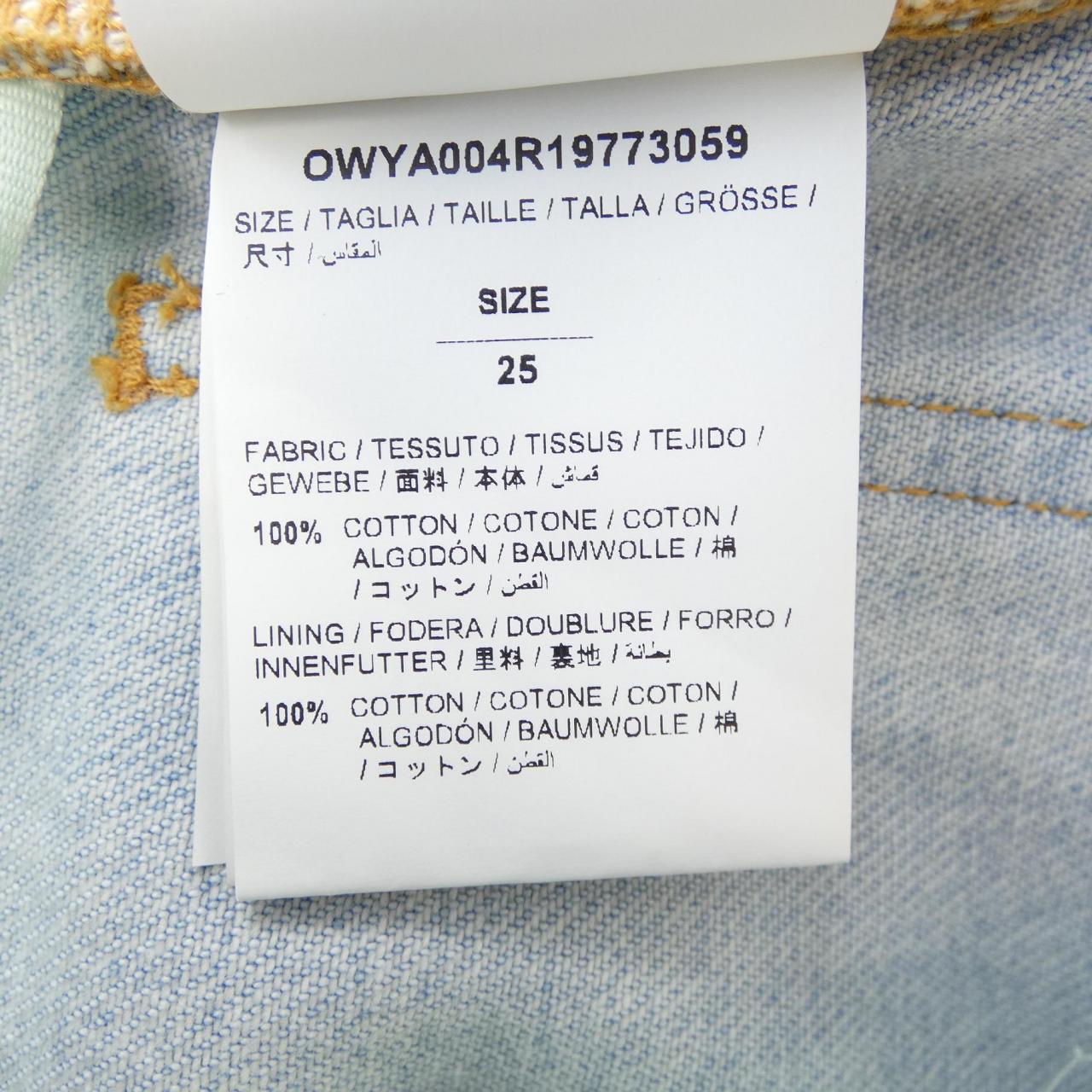 オフホワイト OFF-WHITE OWYA004R19773059 パンツ