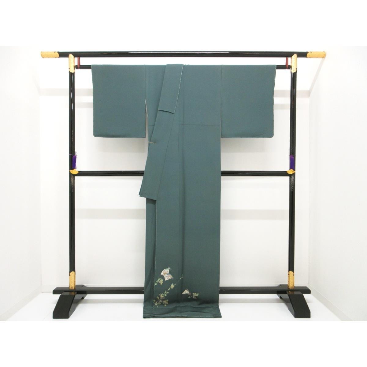 [Unused items] Iro-tomesode (colored formal kimono) for visiting kimono, Ichiro Kakimoto, Katabami, width L