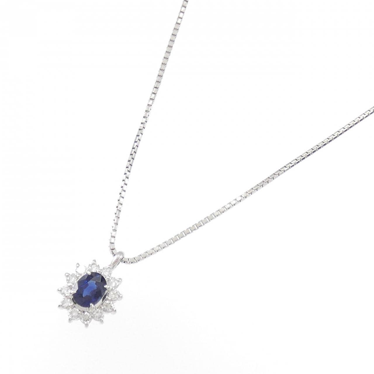 PT900/PT850 サファイヤ ネックレス 0.67CT