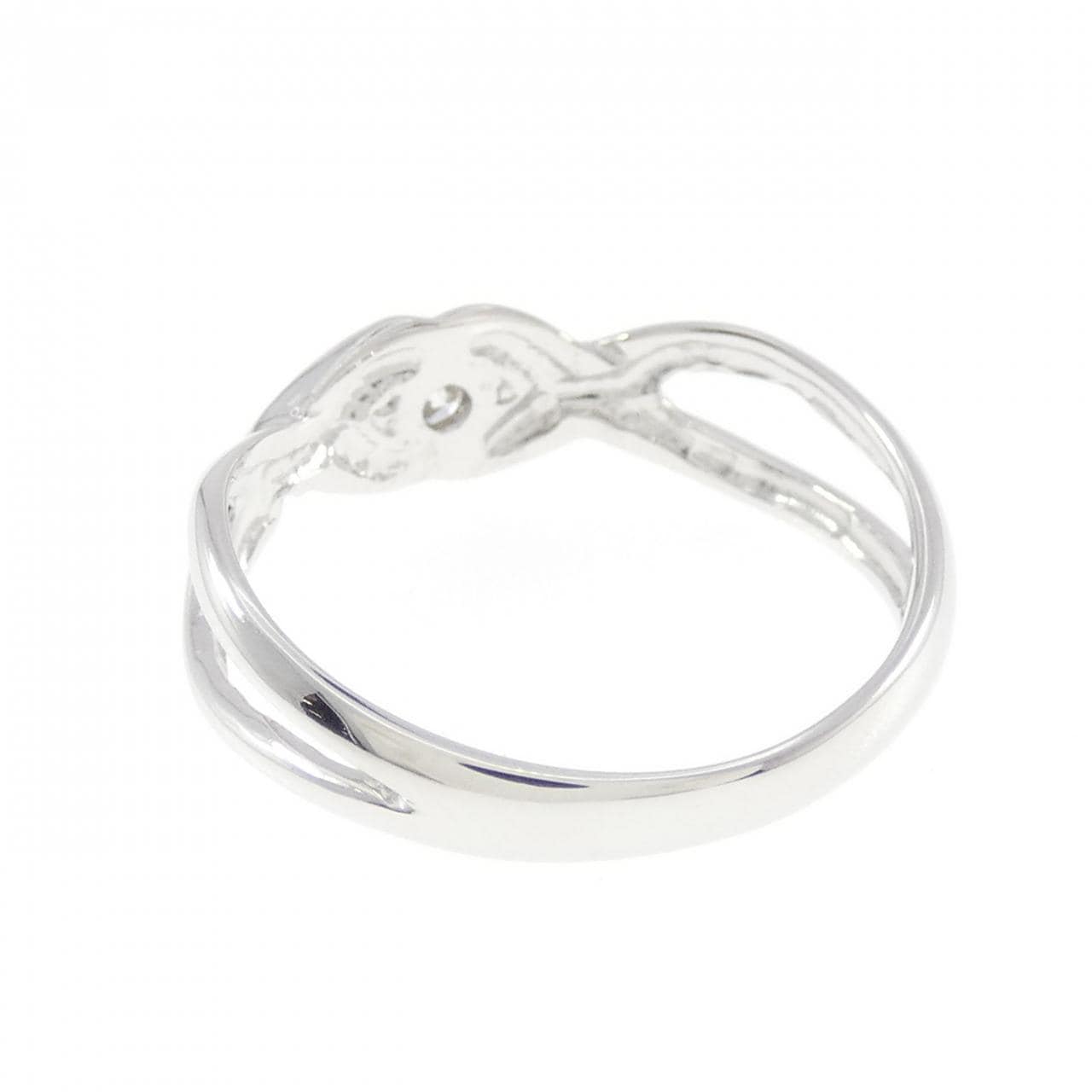K18WG ダイヤモンド リング 0.08CT
