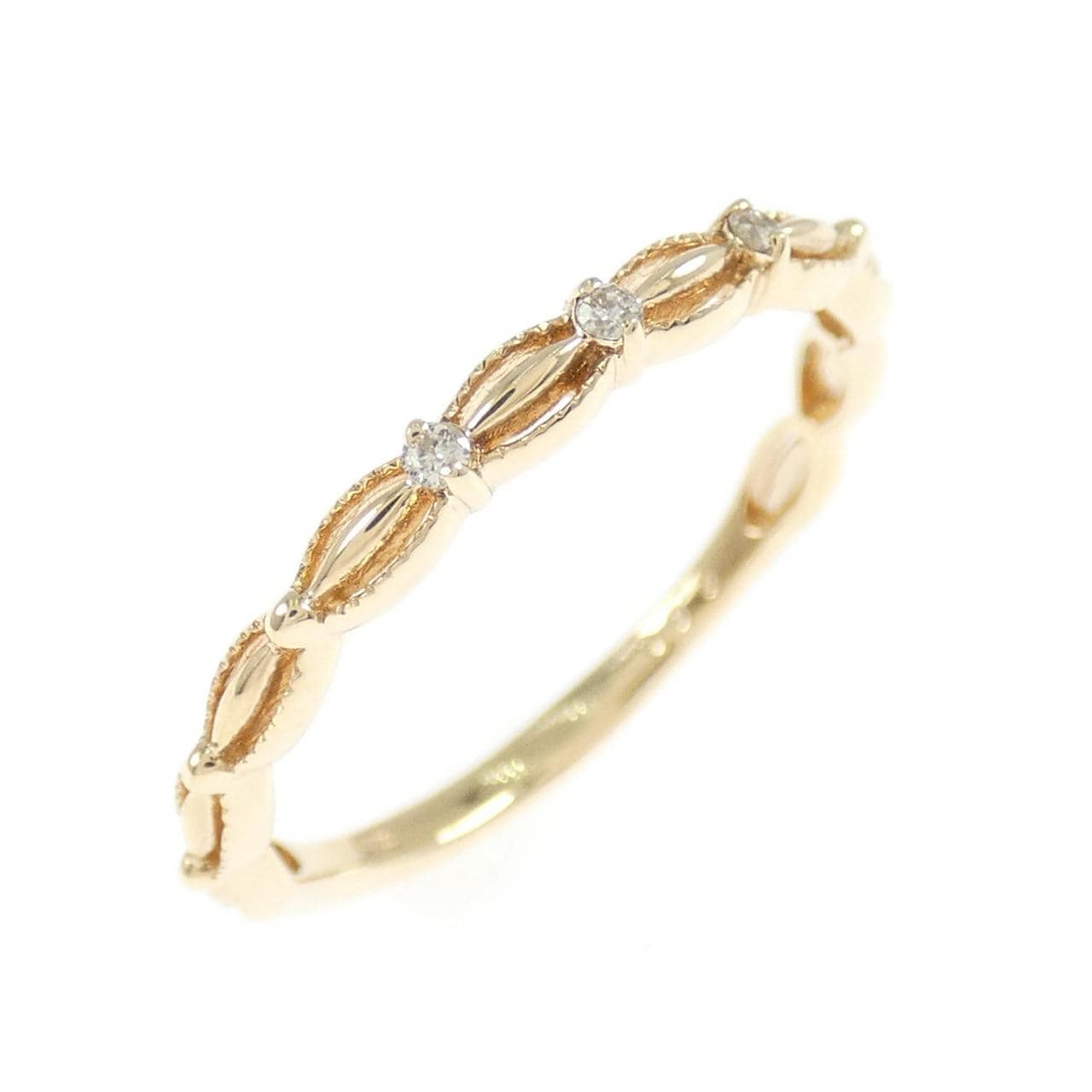 アガット ダイヤモンド リング 0.02CT