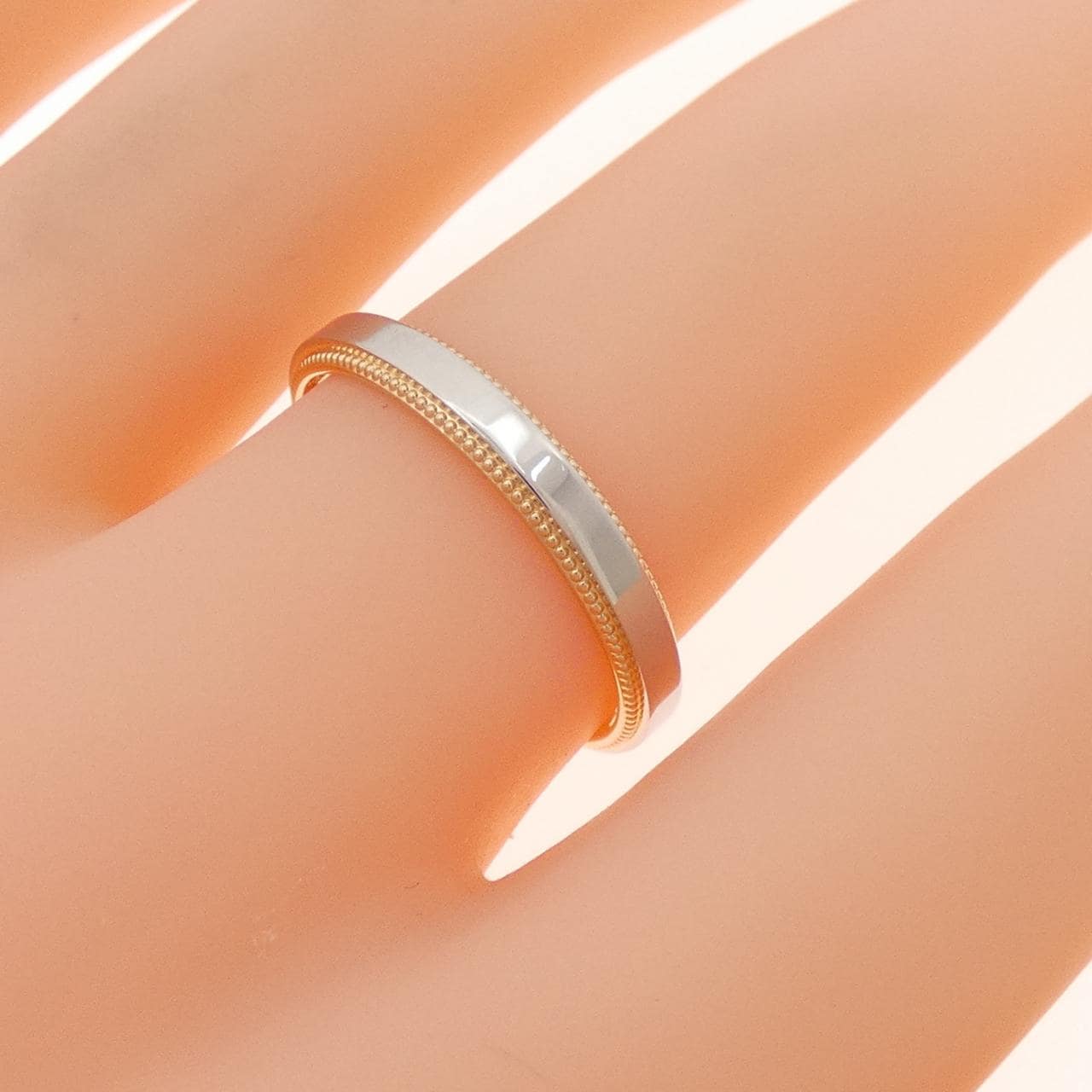 ヴァンドーム K18PG/PT950 リング