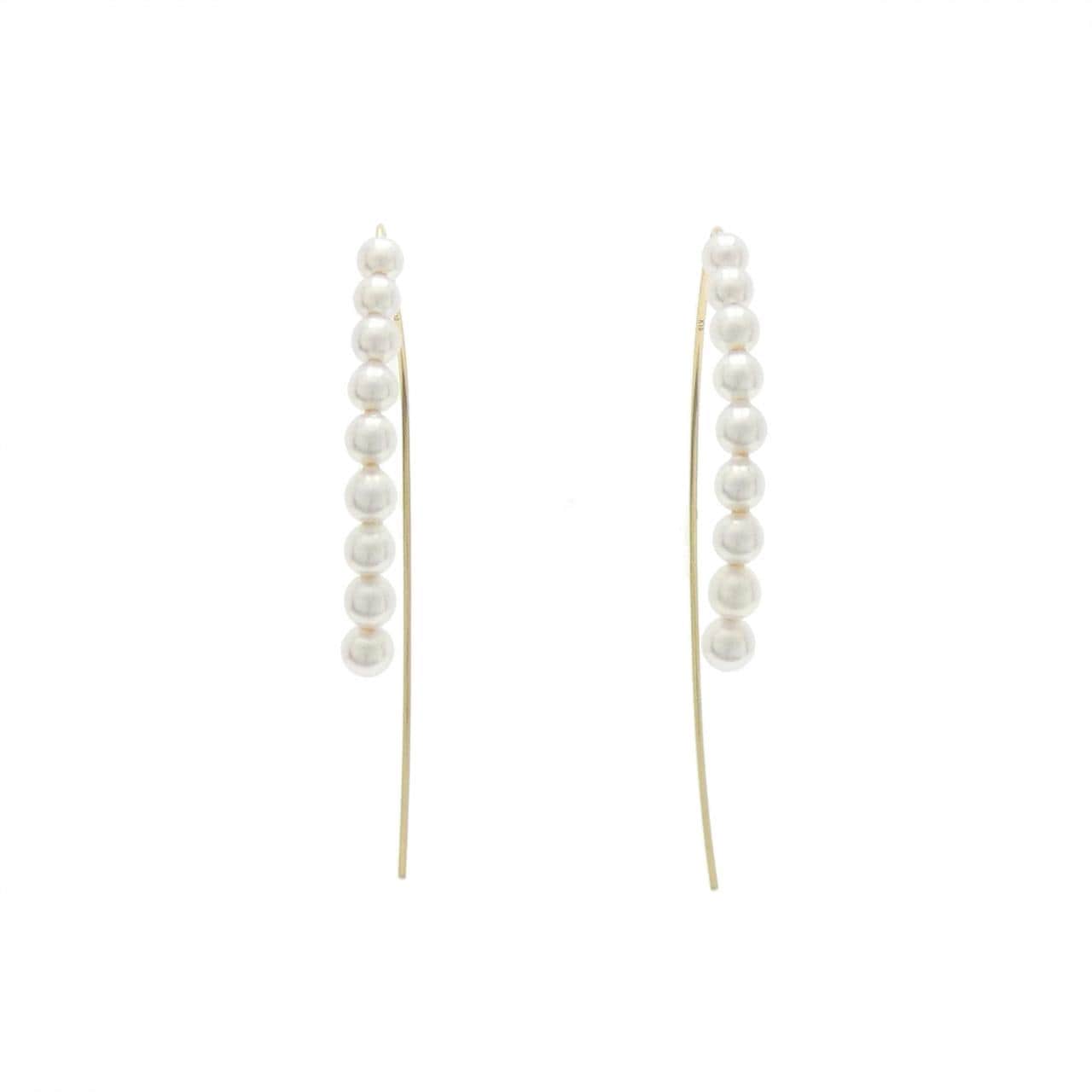 K18YG アコヤパール ピアス