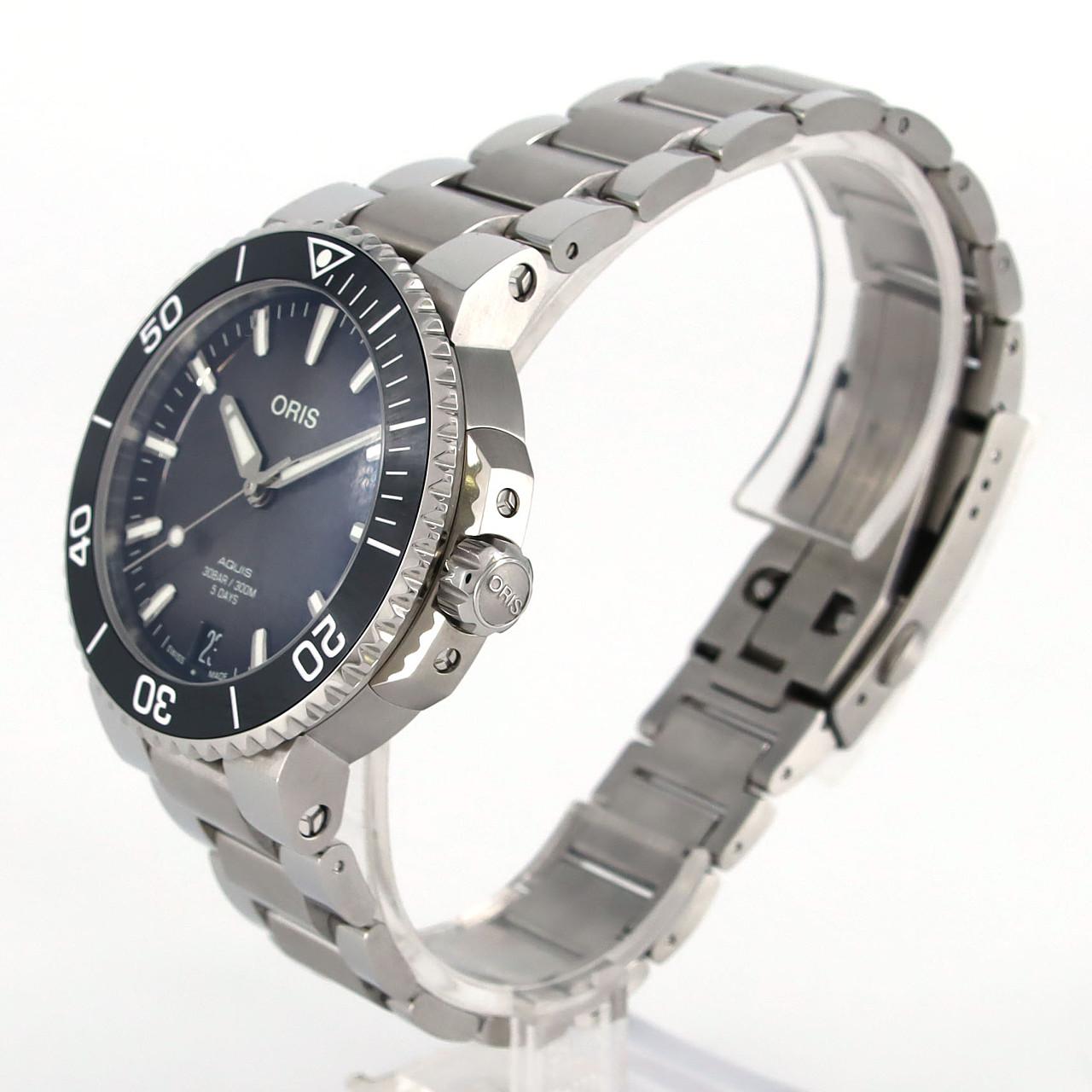 [新品] Oris Aquis Date 01 400 7769 4154-07 SS自動上弦