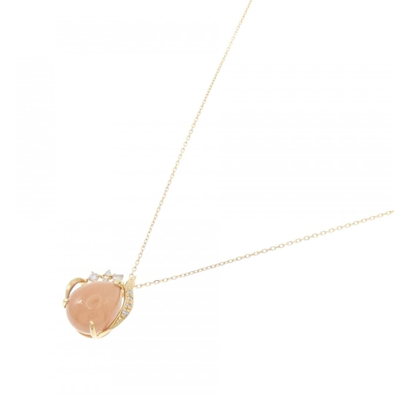 K18YG ロードクロサイト ネックレス 3.50CT