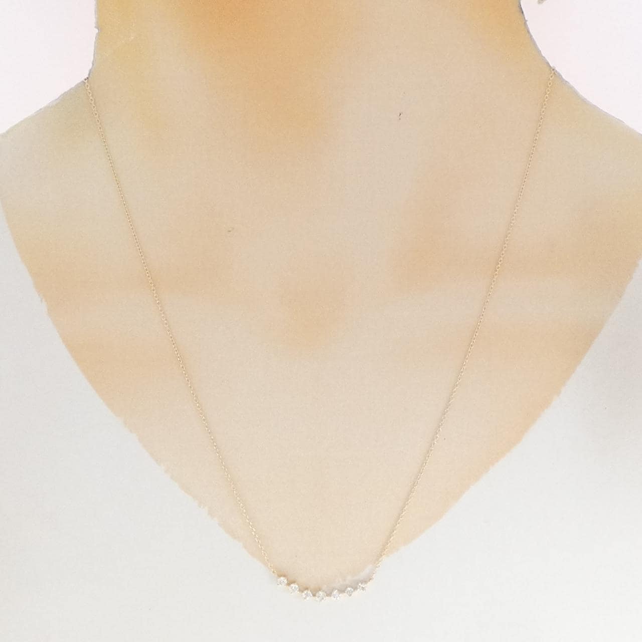 【リメイク】K10YG ダイヤモンド ネックレス 0.30CT