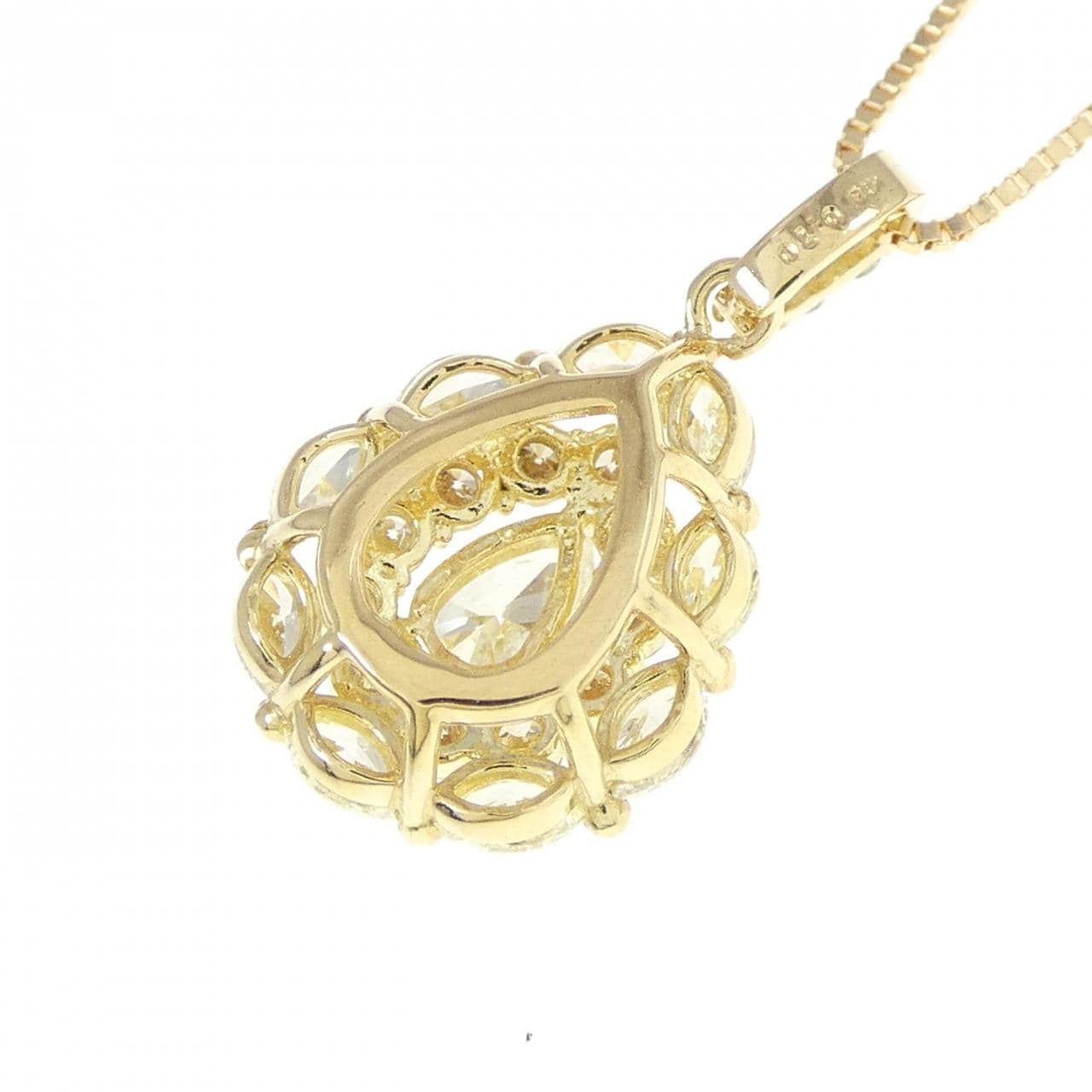 K18YG ダイヤモンド ネックレス 0.70CT
