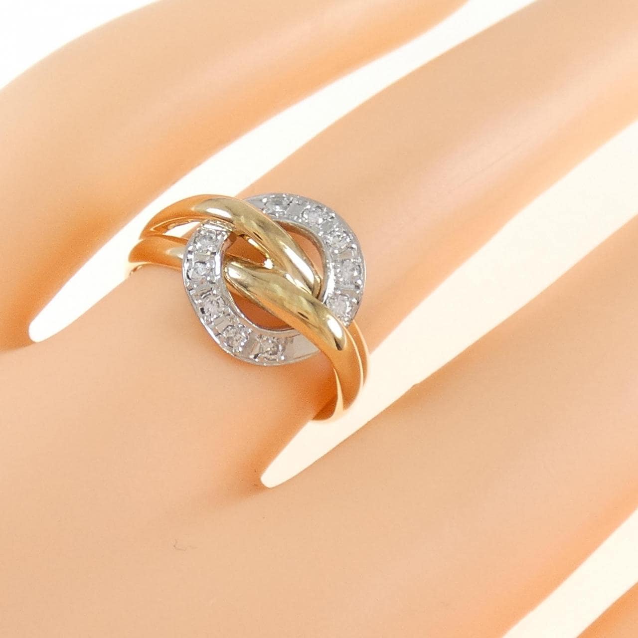 コメ兵|K18YG/PT900 ダイヤモンド リング|ジュエリー|リング コメ兵|K18YG/PT900 ダイヤモンド リング|ジュエリー|リング