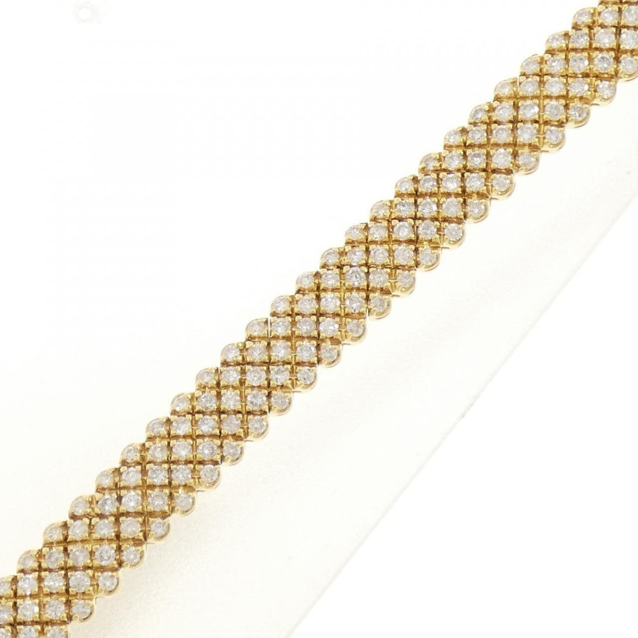 K18YG ダイヤモンド ブレスレット 5.00CT