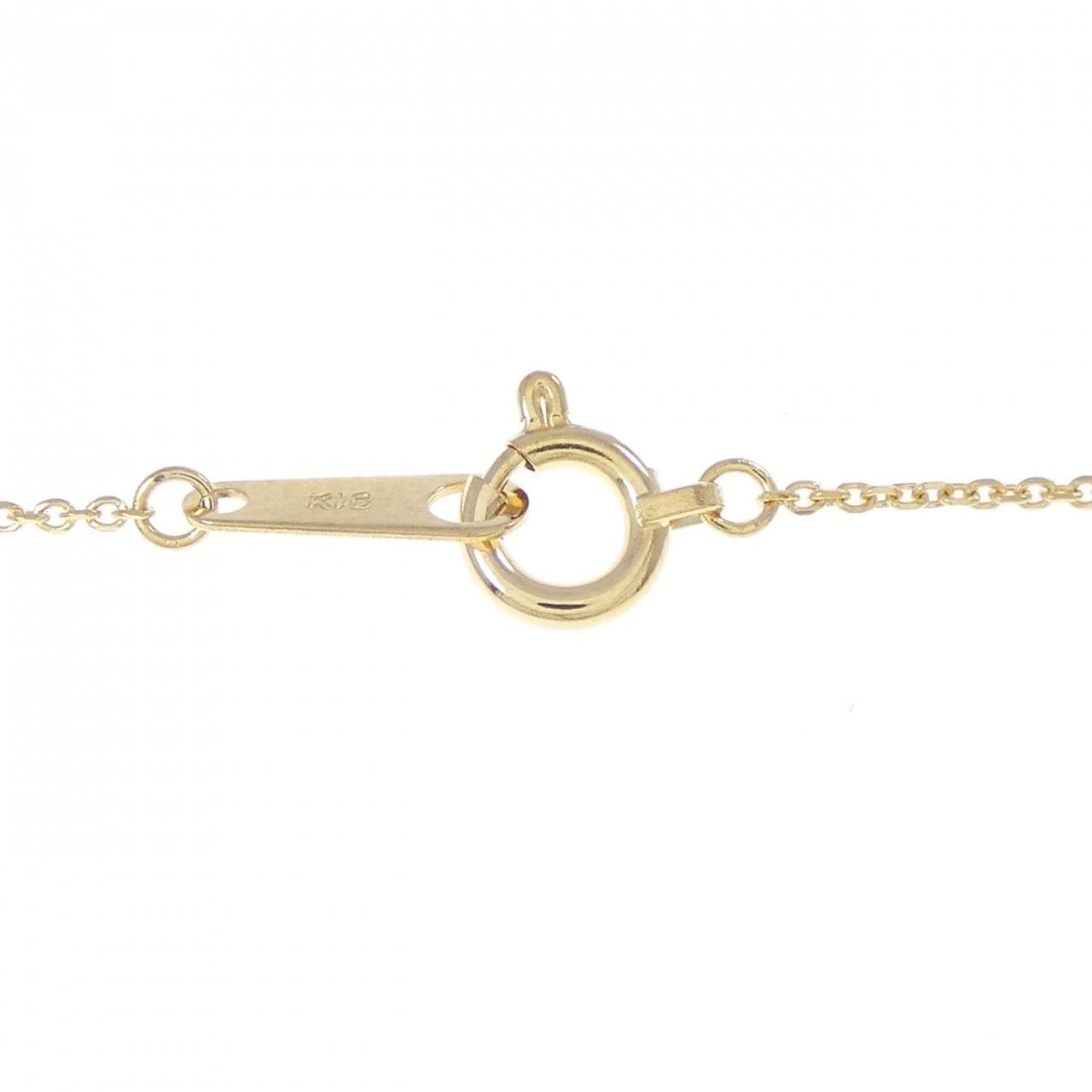 K18YG クロス ダイヤモンド ネックレス 0.06CT