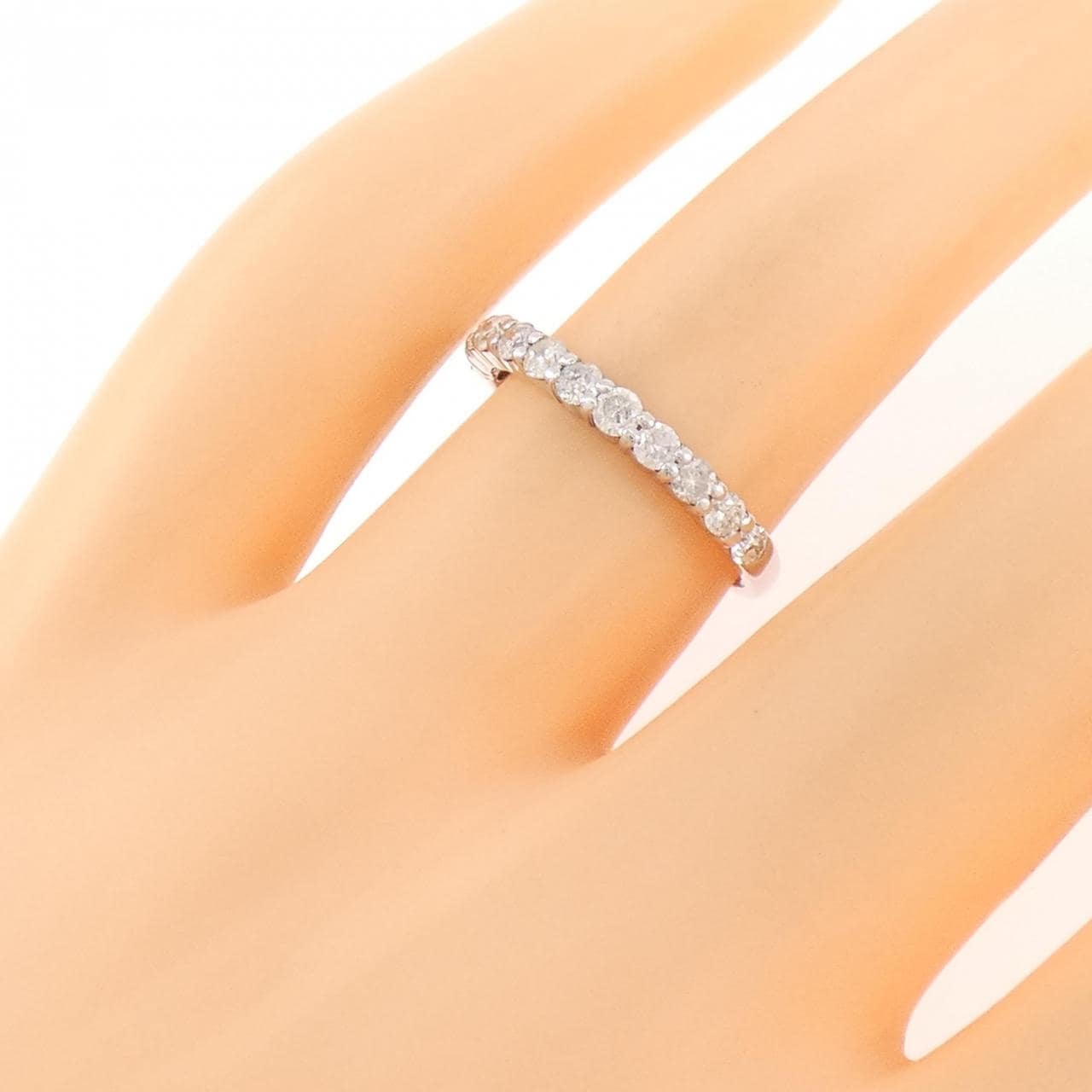K18WG ダイヤモンド リング 0.50CT