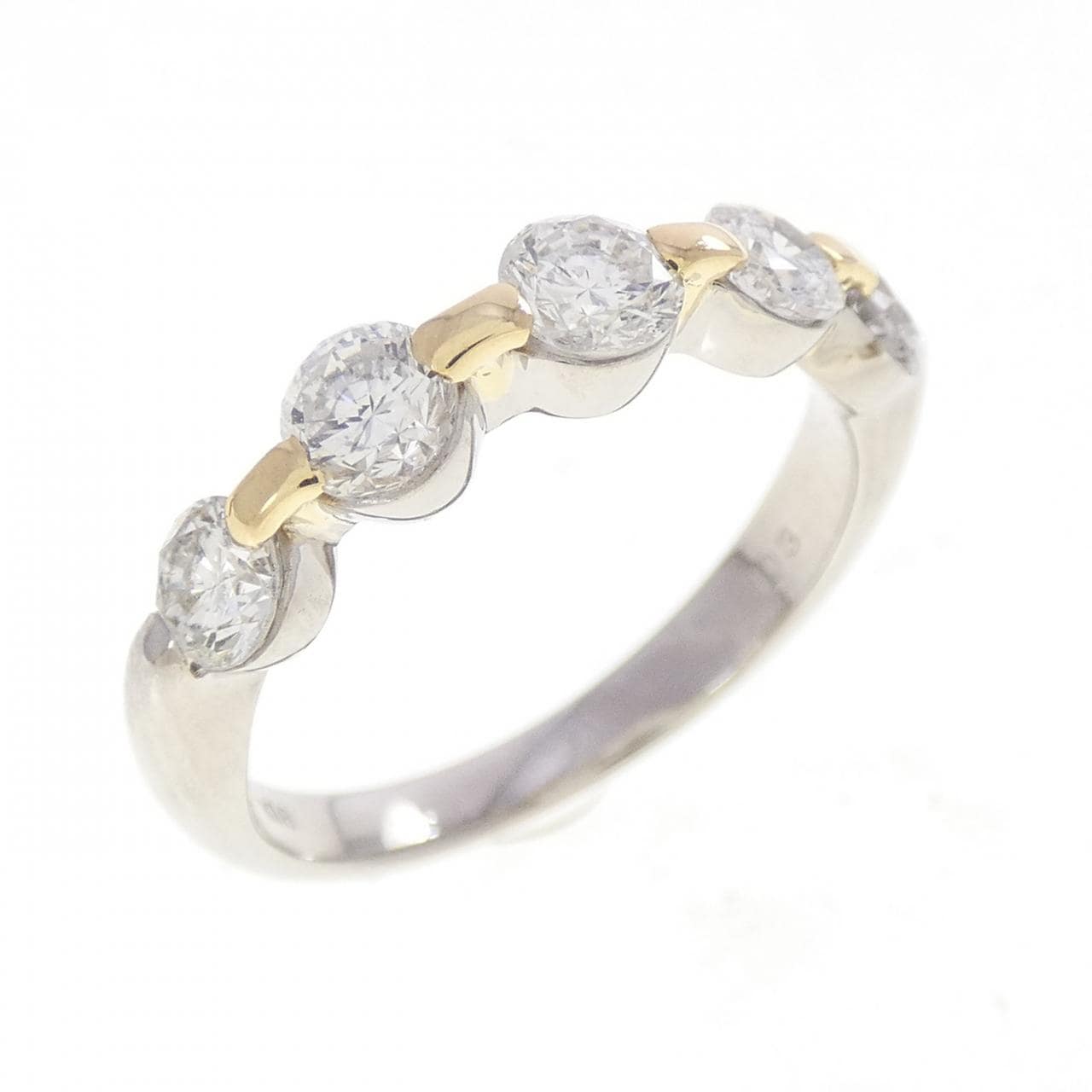 PT900/K18YG ダイヤモンド リング 1.03CT