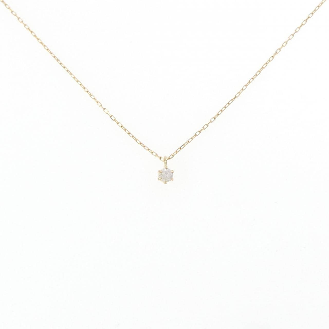シエナ ロゼ ダイヤモンド ネックレス 0.05CT
