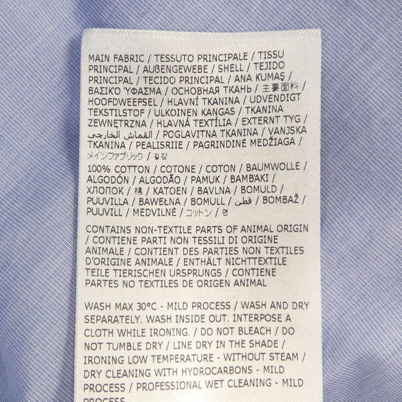 ジルサンダー JIL SANDER フィラフィル コットンシャツ J03DL0234 J45341 シャツ
