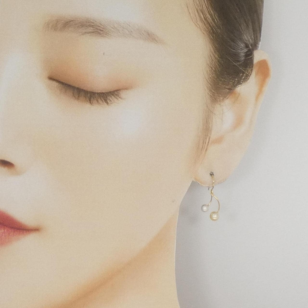 K18YG アコヤパール ピアス