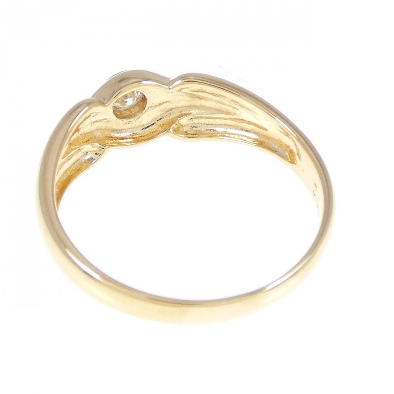 K18YG ダイヤモンド リング 0.12CT