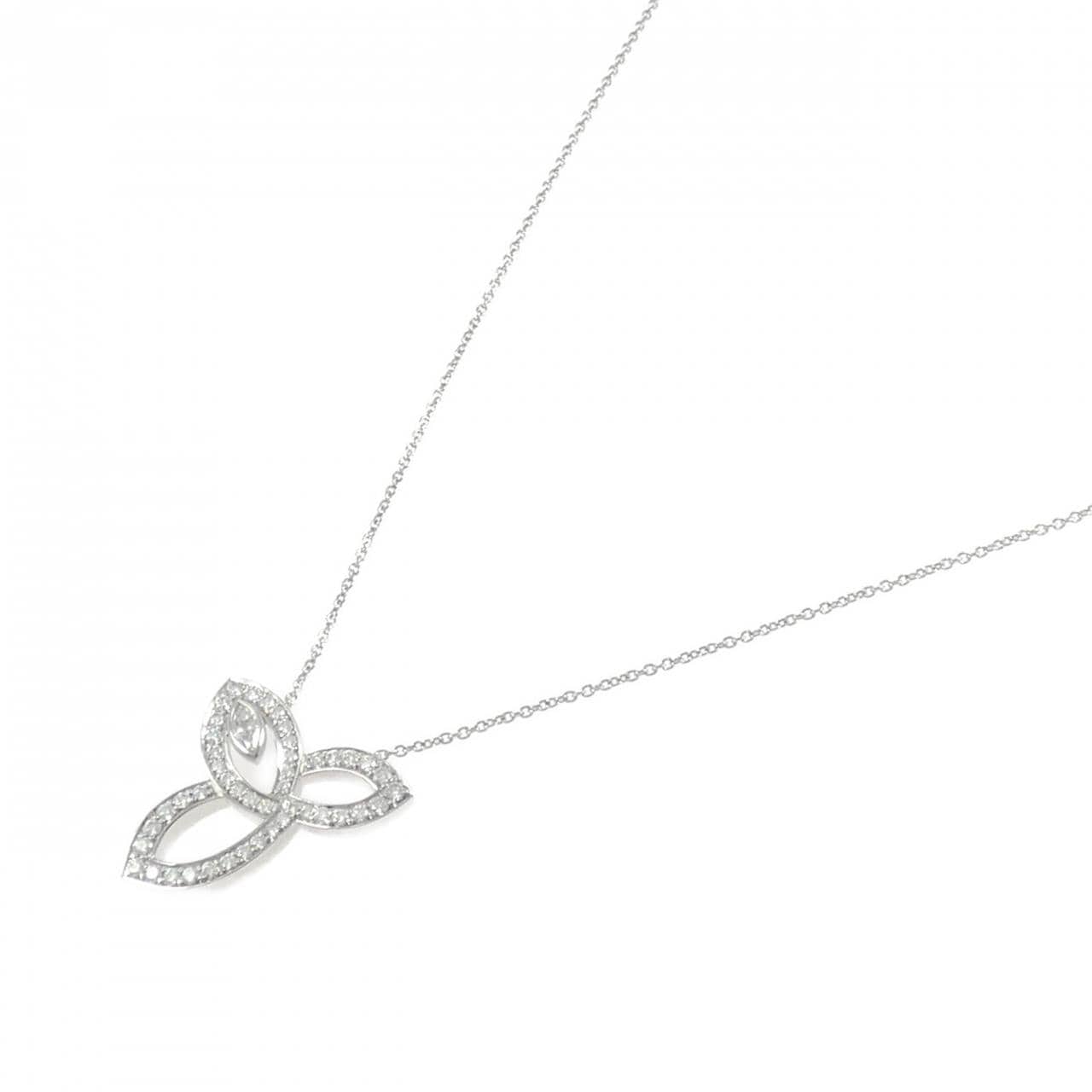 ハリーウィンストン リリークラスター ネックレス 0.13CT