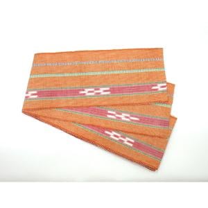 【新品】半幅帯　ミンサー