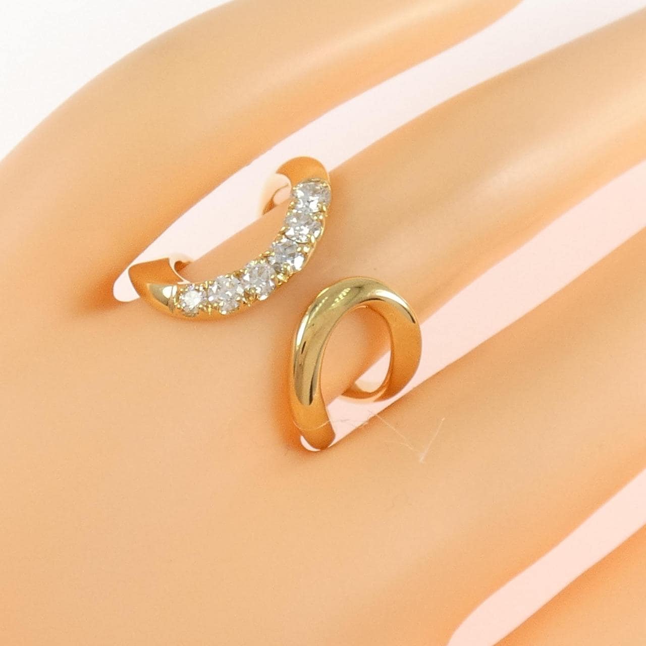 K18YG ダイヤモンド リング 0.40CT