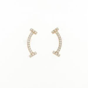 ティファニー Tスマイル ピアス