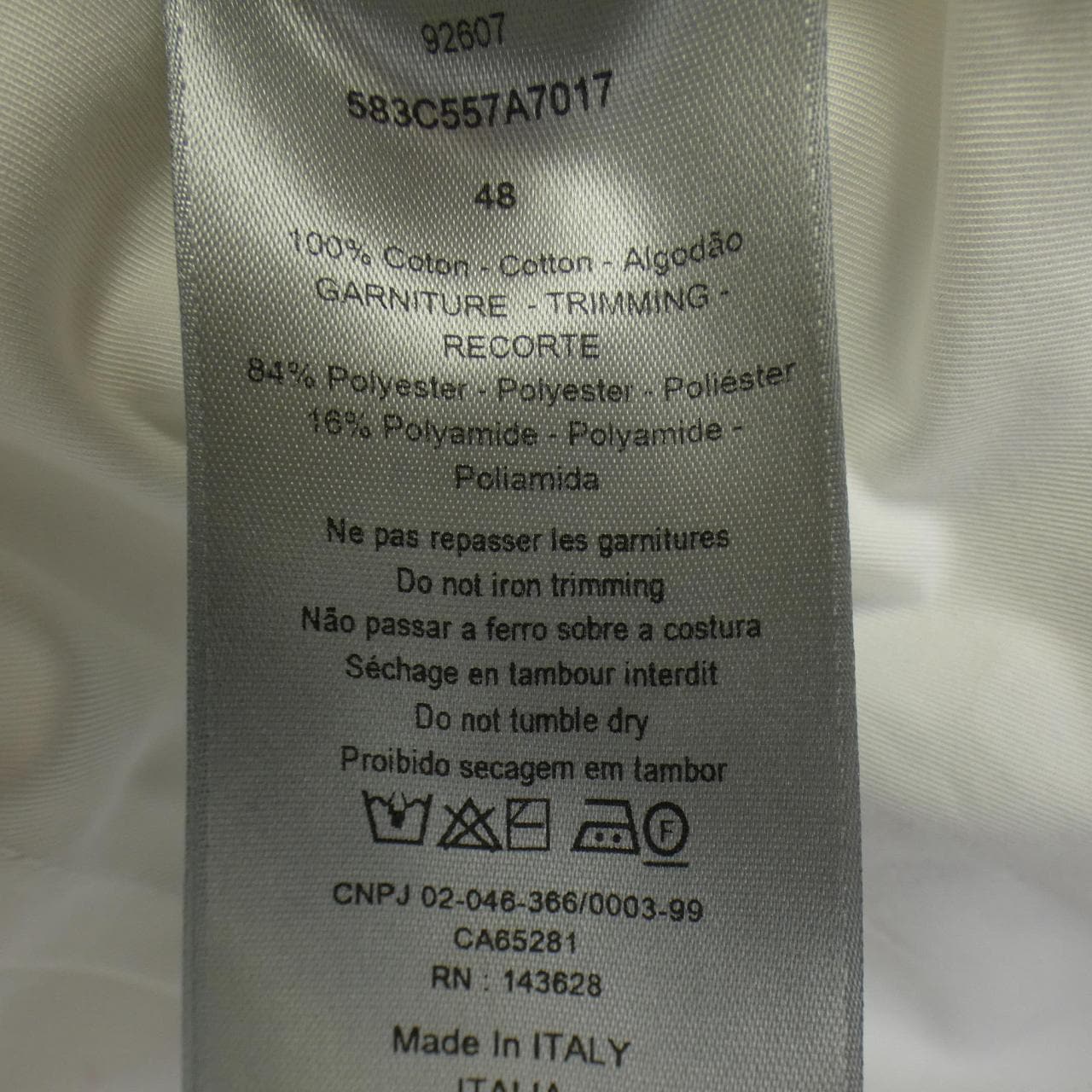 ディオール DIOR DIOR AND HYLTON NEL 583C557A7017 シャツ