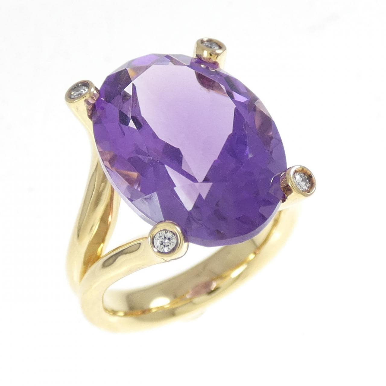 K18YG アメジスト リング