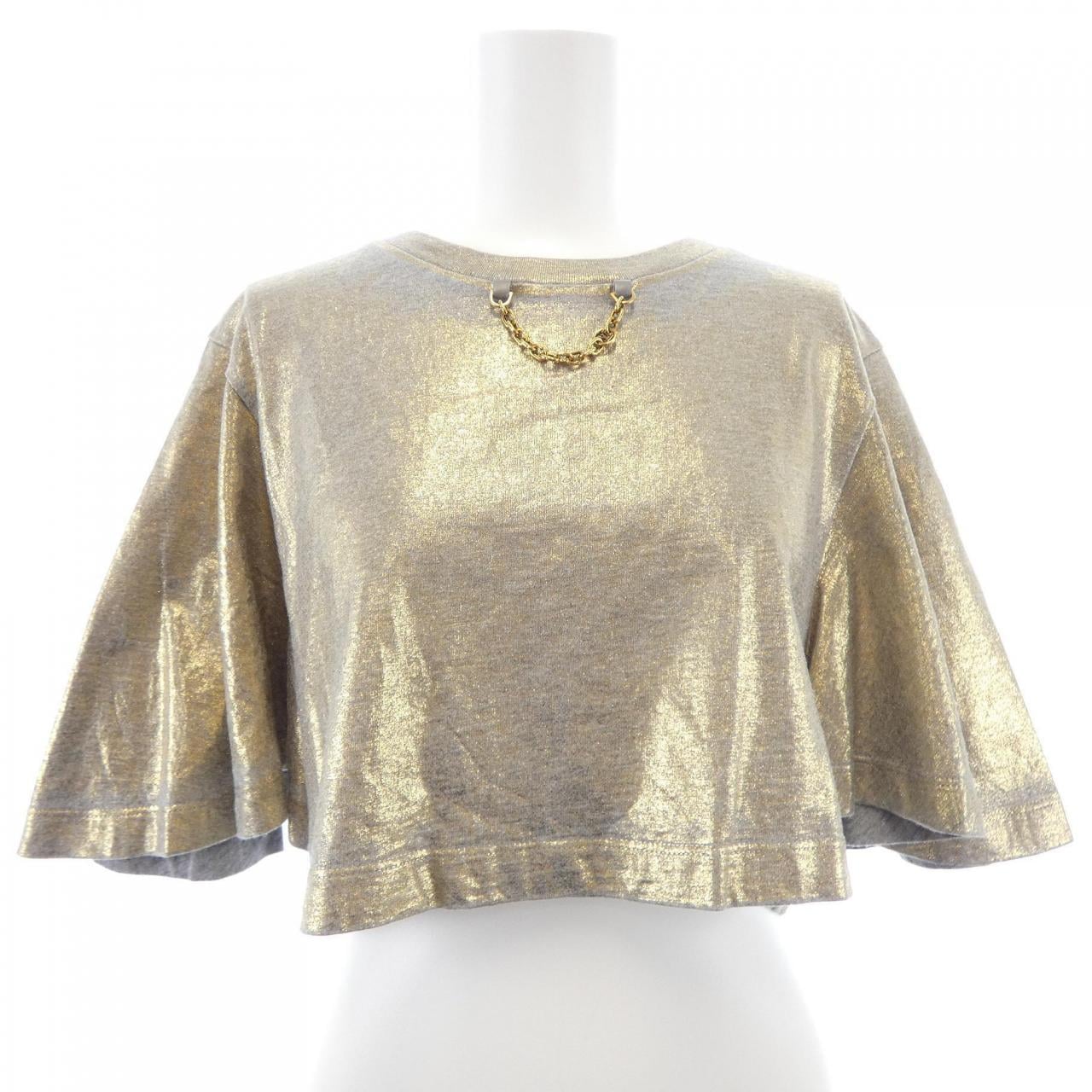 LOUIS VUITTON Metallic Wash Crop Top FOTS21PR6
