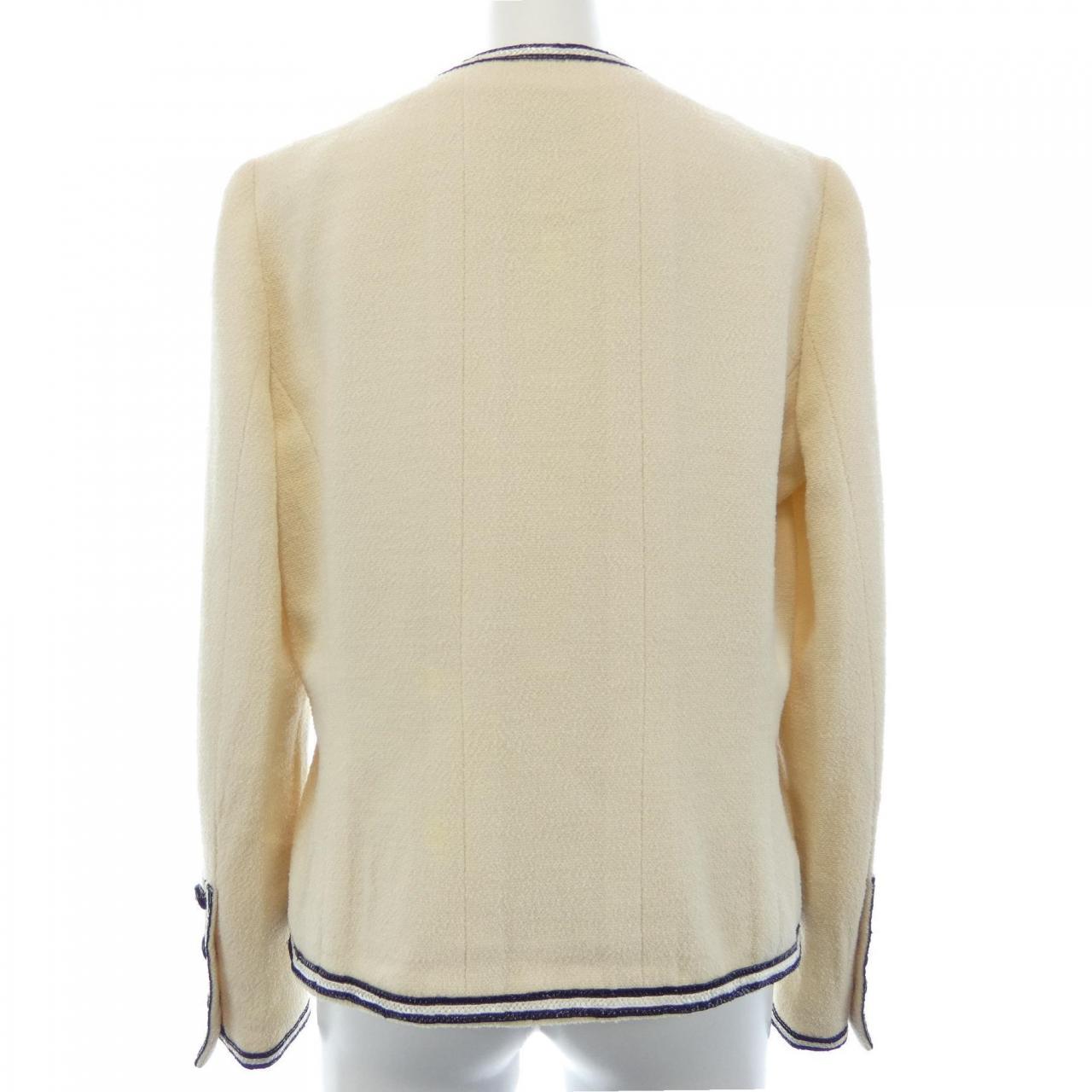 【ヴィンテージ】シャネル CHANEL P04834V04021 95P ノーカラージャケット