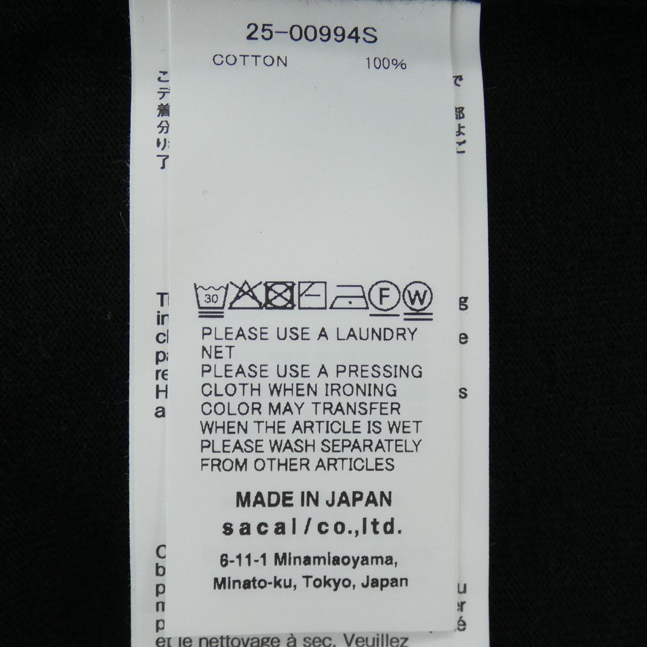 サカイ SACAI 25-00994S UNISEX Tシャツ