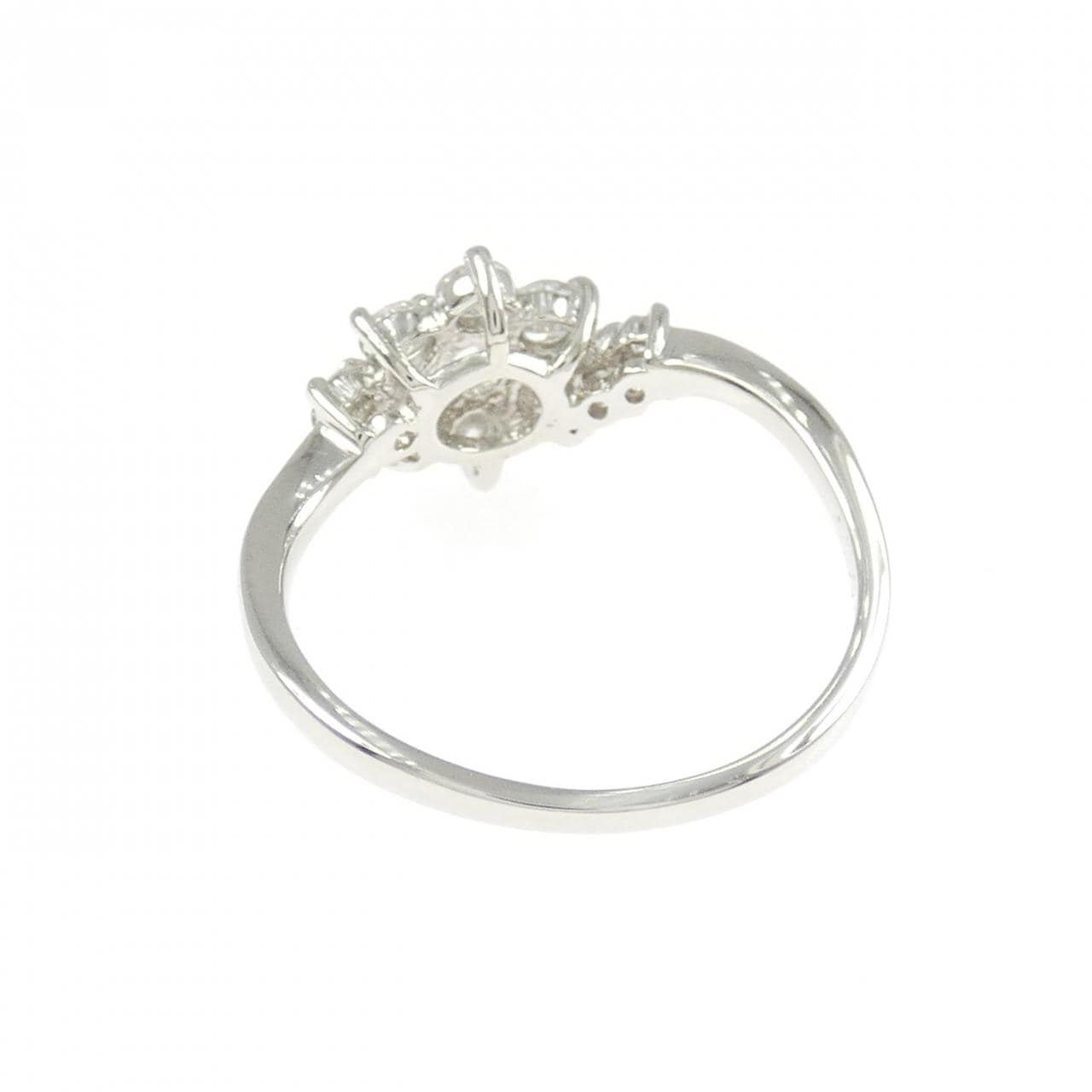 PT900 フラワー ダイヤモンド リング 0.44CT